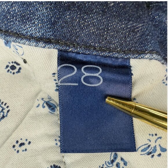 Pilcro Anthropologie Bootcut Jeans‎ Mid Rise Cotton Hemp Boho Hippie Retro Denim - Picture 11 of 16